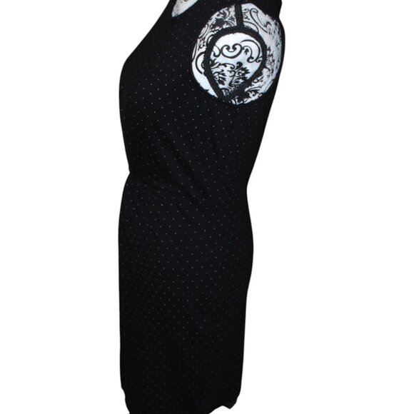 Gap Black Dress With White Dots Swiss Polka Size S Small NWT's - Picture 6 of 11